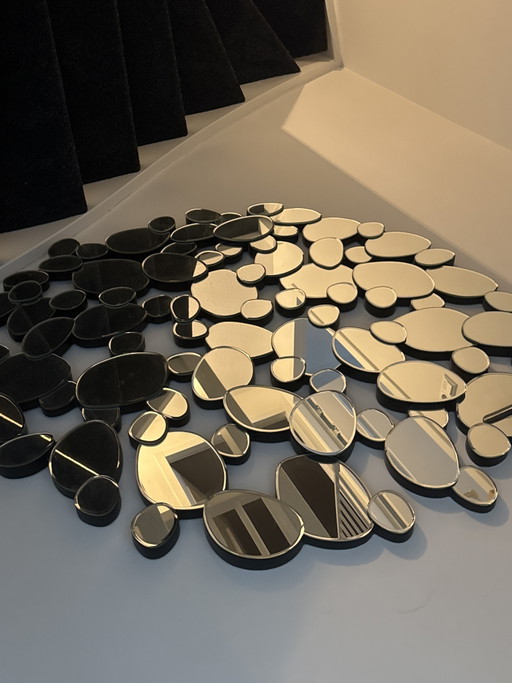 Specchio rotondo Kare Design Drop Mirror – spiegels, Glass