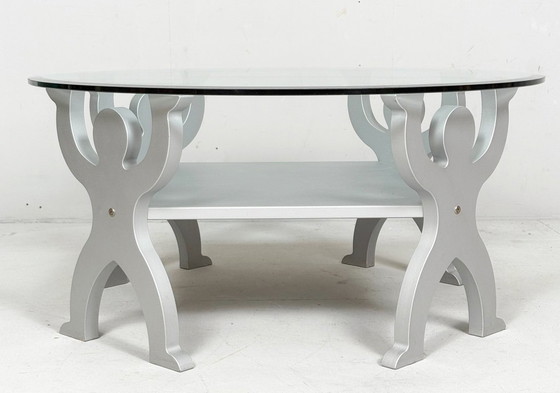 Image 1 of Mesa de centro/auxiliar al estilo de Keith Haring, años 80