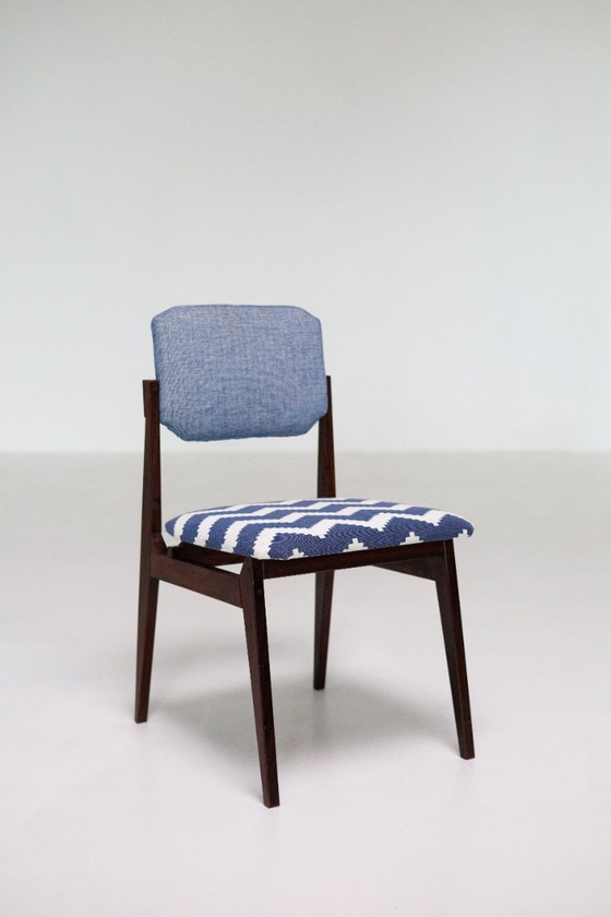 Image 1 of Set di sei sedie da pranzo italiane di metà secolo, anni '60