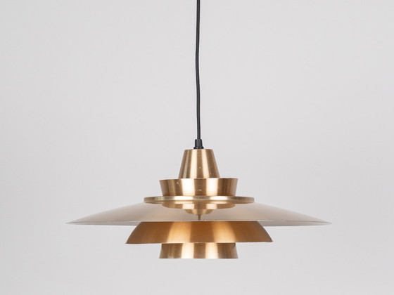 Coppia di 2 lampade a sospensione vintage danesi Superlight di David Mogensen – Alluminio (photo 2 of 18)