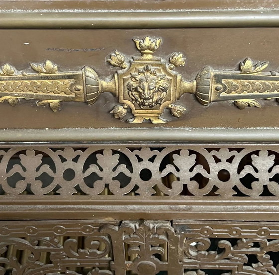 Kaminschutzgitter im Stil Napoleons III. – Dekorative Objekte, Bronze, Brass (photo 4 of 6)