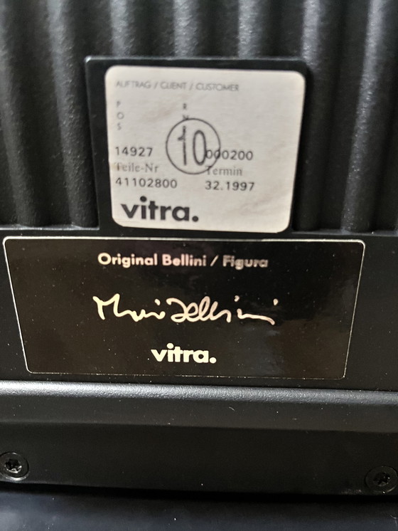 Image 1 of Sillón Mario Bellini para Vitra Figura Imago de 1986 en cuero negro