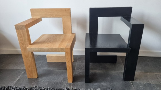Image 1 of set STELTMAN stoelen geïnspireerd op oorspronkelijke ontwerp