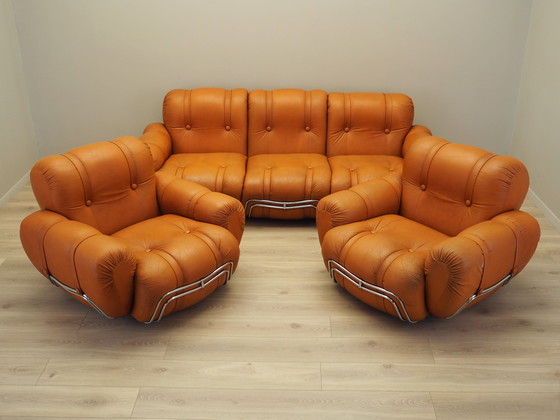 Image 1 of Orange Sofa, Space Age Design, 1960s, Production: Italy