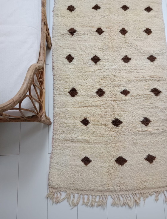 Image 1 of Tappeto berbero in lana di montone, 287x90 cm