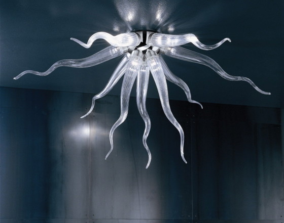 Studio Italia Design (Lodes) — Lámpara de techo Kapp PL2, cristal de Murano, 165 cm – Plafones, Murano Glass (photo 2 of 15)