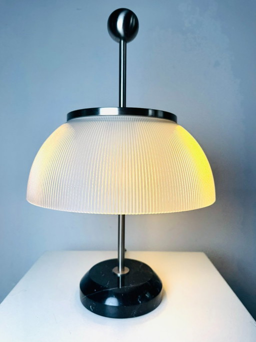 Model ‘Alfa’ Table Lamp With Marble Base By Sergio Mazza For Artemide, Italy 1950s Design – tafellampen, Glass