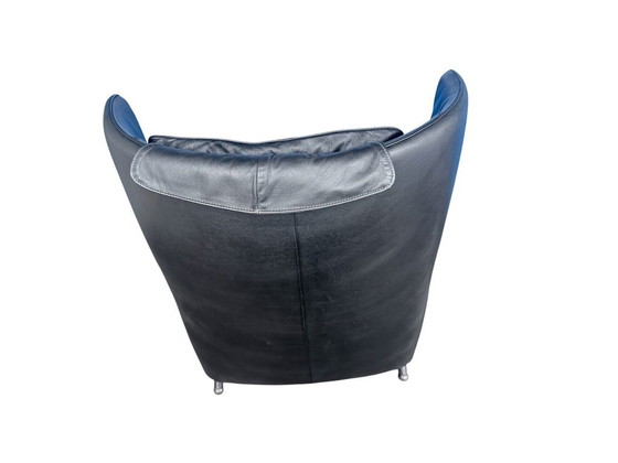 Image 1 of Set aus DS-23 Lounge-Sessel und Hocker von de Sede, 1988
