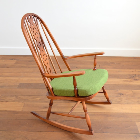 Image 1 of Sedia a dondolo / Chaise à bascule Windsor 1950s