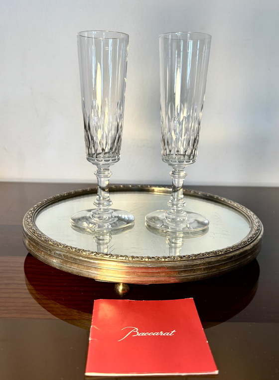 Image 1 of 2 copas de champán Baccarat m. Richelieu 