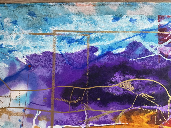 Image 1 of Piotr Konkel - tríptico ‘Abrazo’ - serigrafías sobre tabla
