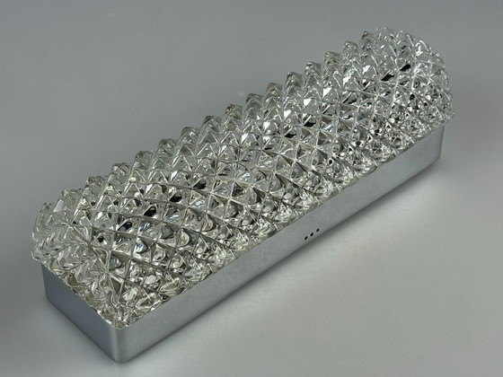 Image 1 of 60s 70s aplique Aplique de Glashütte Limburg Alemania Space Age