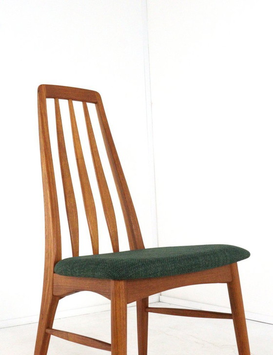 Image 1 of Set of 6 Niels Koefoed Eva dining chairs, vintage upholstered