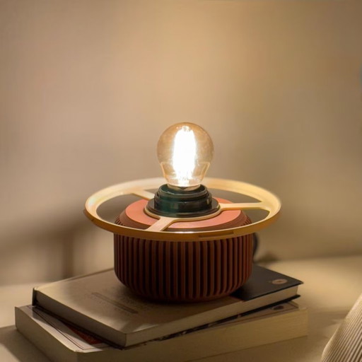 Helios Table Lamp, Unique and Functional Desk Light for Workspaces