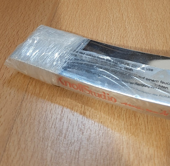 Image 1 of KNOLL SET BARCELONA NEW-NEVER USED Cognac leather design L. Mies Van der Rohe & Lilly Reich 1929