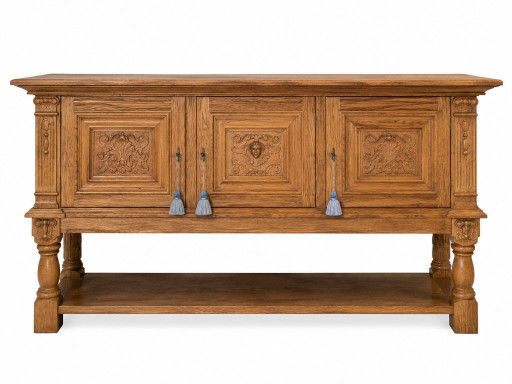 Solid oak sideboard