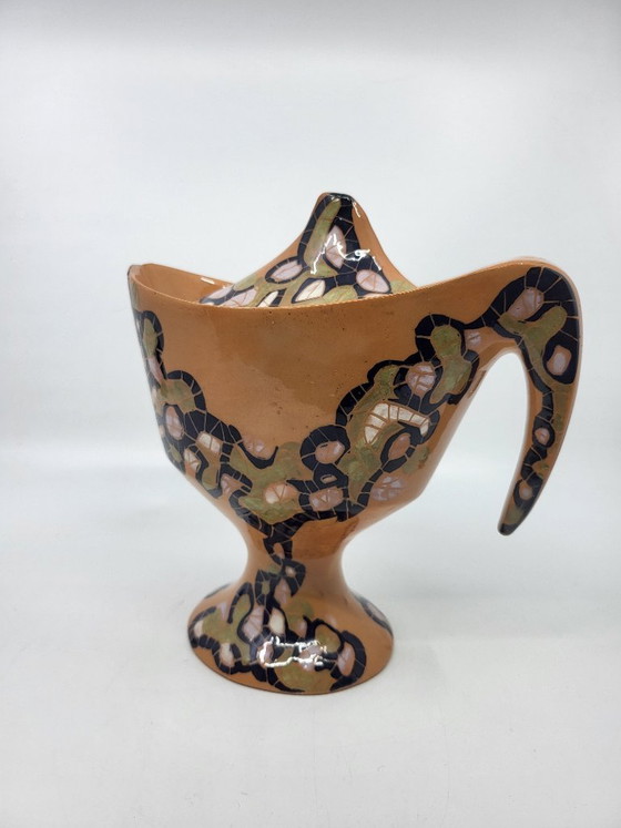 Ceramic Bowl by Gabrielle Mackiewicz, France, 1960, Black (photo 9 of 14)