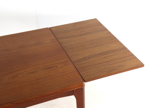 Image 1 of Henning Kjaernulf for Vejle extendable dining table table Danish vintage