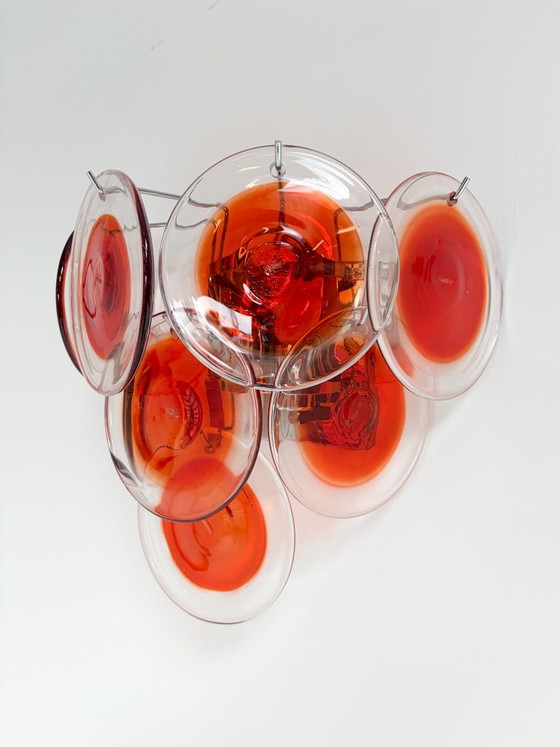 Set di 2 Applique italiane in vetro di Murano, anni '70 – Metallo (photo 4 of 15)
