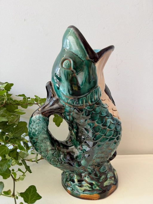Antique ceramic carafe