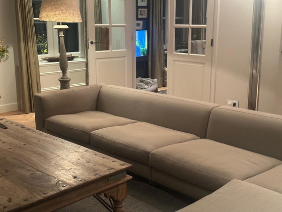 Image 1 of Minotti corner sofa beige