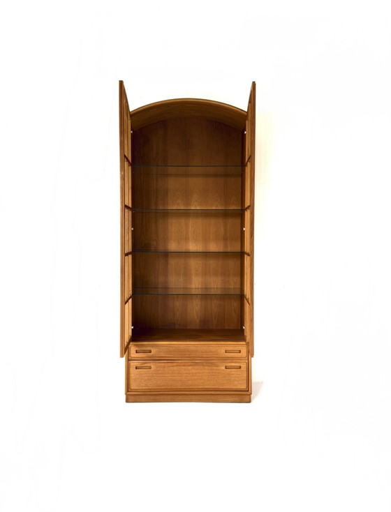 Image 1 of Vitrine vintage XL en teck, Dyrlund '80