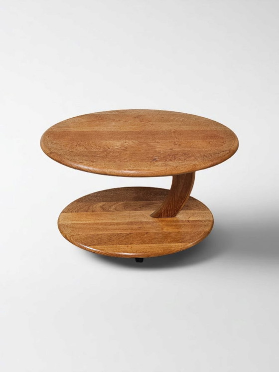 Image 1 of Designer teak side table Side table trolley Danish Design Made in Denmark