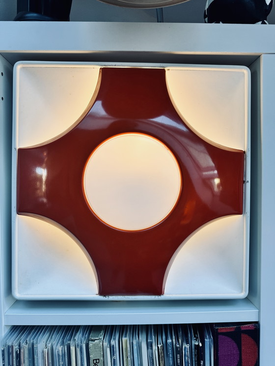 Image 1 of Applique da parete Pop Art di Sölken Leuchten Germania, anni '70, lampada da parete Space Age, arredamento Eames Era di metà