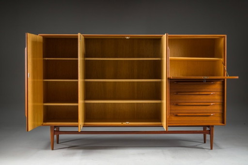 Highboard van Heinrich Riestenpatt voor RT 200 Möbel, Duitsland, jaren 60.