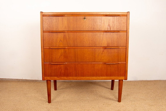 Image 1 of Cassettiera danese a 4 cassetti in teak di Henning Jørgensen per Fredericia Furniture 1960.