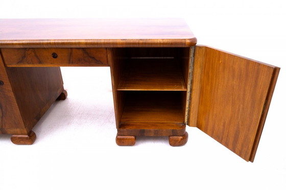 Image 1 of Art Deco desk, Poland, circa 1940.