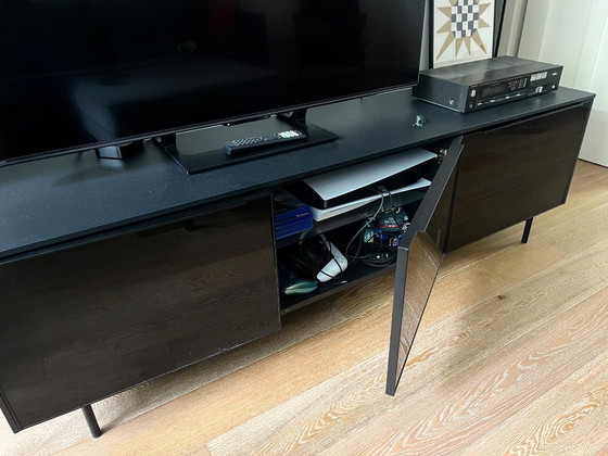 IKEA - TV-Möbel RÄNNAS Schwarz – Wood (photo 3 of 5)