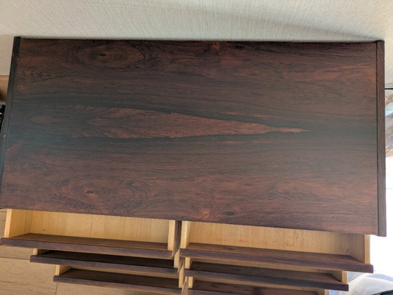 Vintage palissander hout dressoir jaren 60/70 – Ladekasten (photo 7 of 9)