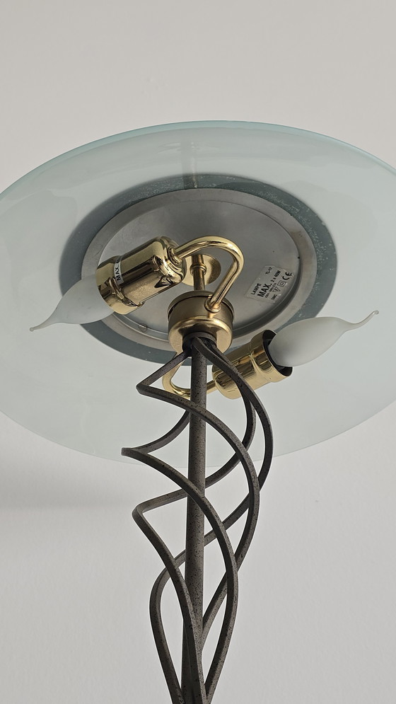 Image 1 of Lampada UFO vintage dell'era spaziale – SMC – Design postmoderno – Anni '80