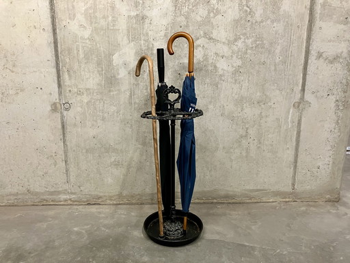 ✅ porte-parapluie en fonte noire / porte-parapluie