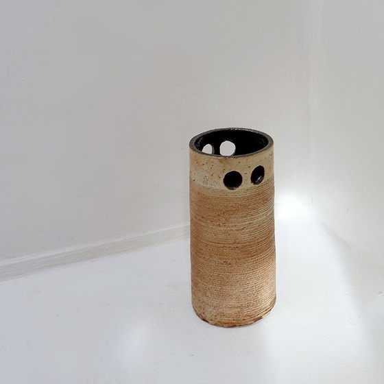 Image 1 of Portaombrelli vintage in ceramica "Atelier Perignem (1949-1988)" - Belgio