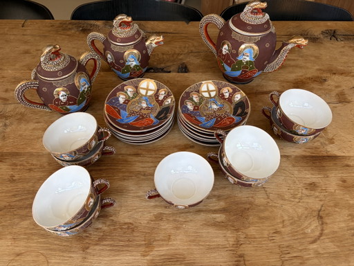 Chinesisches Teeservice – tafelwaar, Ceramic