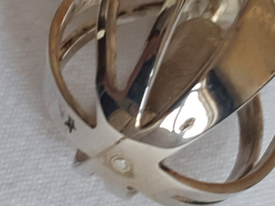 Image 1 of Jewelry: pendant, silver and rock crystal, unique, 1960s