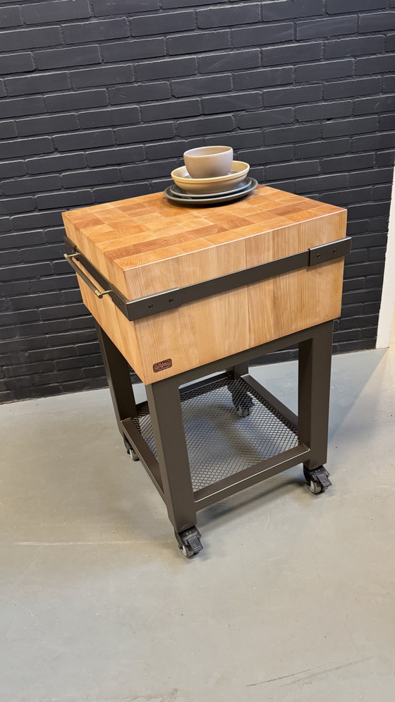 Image 1 of BONCK Mobile Design Butcher Block