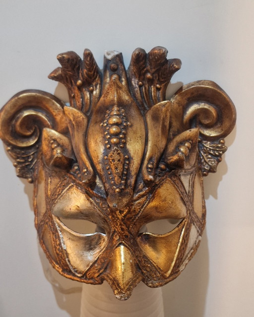 Exclusive Venetian Baroque Mask - Handmade & Signed by Sandro Becucci