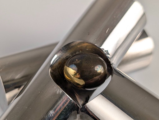 Frechilla Abstract aluminium bronzen sculptuur, gesigneerd, genummerd 123/500, jaren 70