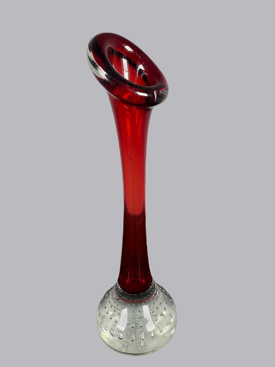 Vaso scandinavo soffiato a bocca Aseda - Svezia