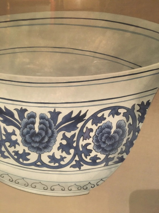 Ceramica Ming blu e bianca, dipinta a mano. – Dipinti e disegni, Carta (photo 4 of 7)