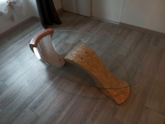 Image 1 of Tavolino da caffè di design nello stile di Willy Rizzo/Roche Bobois