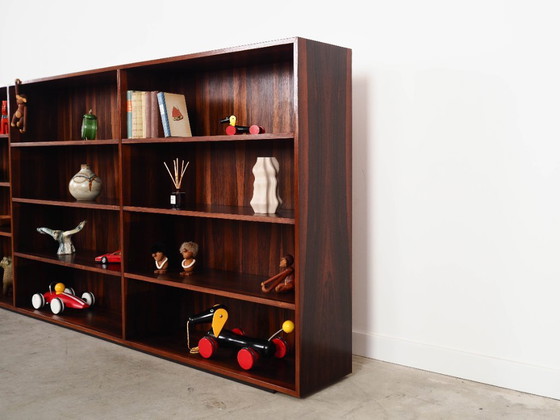 Image 1 of Boekenkast van palissanderhout, Deens ontwerp, jaren 70, gemaakt in Denemarken.