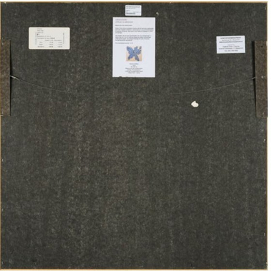 Image 1 of Armando (1929) Farblithografie „Blume III Blau“ Ges Ged Gen