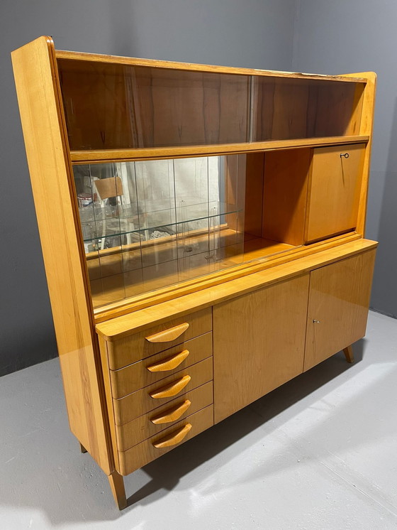 Image 1 of Original 1960s Mid-Century Highboard by František Jirák for Tatra Nábytok – Czechoslovakia