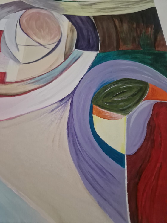 Image 1 of 60x80 contemporary hand-painted painting