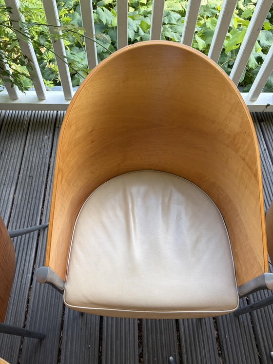 Juego de 6 sillas King Costes de Philippe Starck para Driade – Sillas de comedor, Leather, Metal (photo 7 of 15)