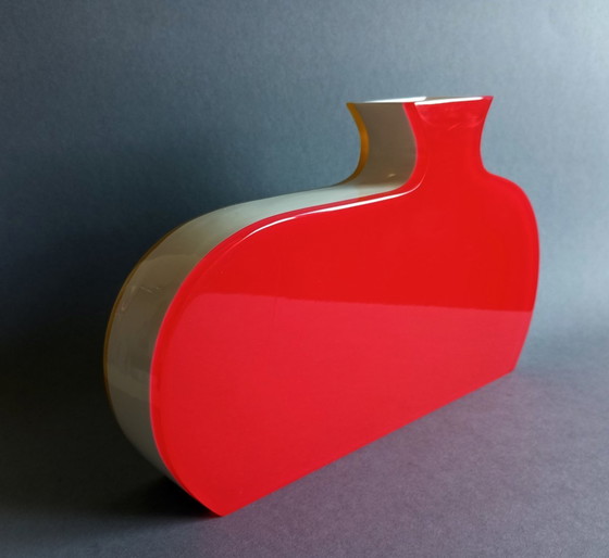 Image 1 of Villeroy & Boch Pop-Art/Postmodern Designer 'Essentials' Acrylic Vase 1980'S